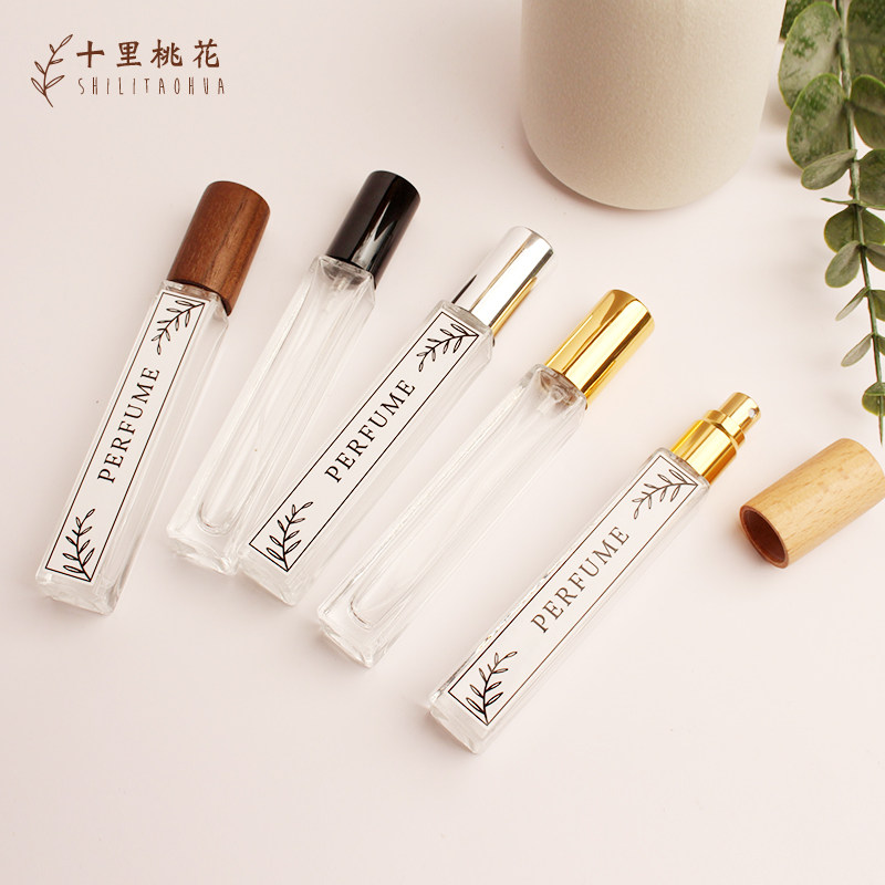 香水分装瓶12ml玻璃diy香水瓶送神器贴纸旅行便携式按压喷雾瓶子