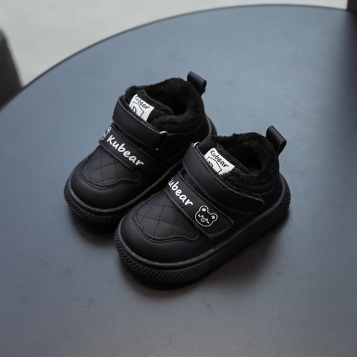 婴儿棉鞋秋冬季加绒保暖