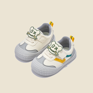 乖脚童婴儿鞋子2025秋季新款男童软底防滑学步鞋轻便宝宝鞋女童鞋