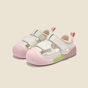 夏季小宝宝学步凉鞋透气软底男女童宝宝鞋1到3岁婴儿鞋子防滑防撞
