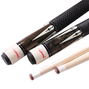 CUPPA台球杆大头杆九球杆美式桌球杆小头黑科技黑八杆11.8中头杆