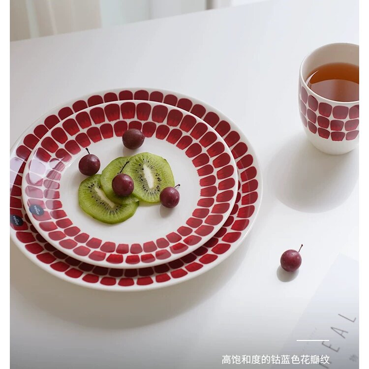 【结婚礼物】芬兰arabia奥碧雅24h一二人食餐具套组陶瓷盘子碗杯