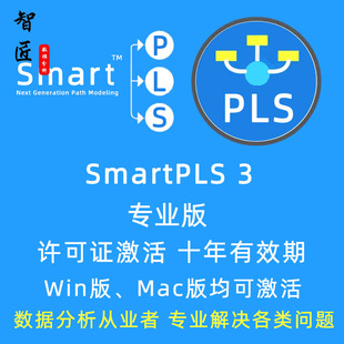 SmartPLS 3 4软件激活专业版秘钥可永久使用激活码远程安装激活