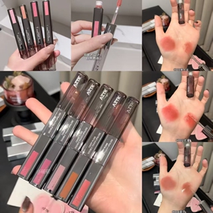 新升级AZTK持妆双头唇釉双效丝滑哑雾精华水光润镜面叠涂透亮显色