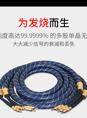 Winner/天逸 SC-6金环蛇发烧喇叭线 hifi音响功放机 音箱线镀金