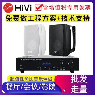 惠威 VA8OS会议室店铺壁挂背景音乐套装 VA6OS VA5OS VA4OS Hivi