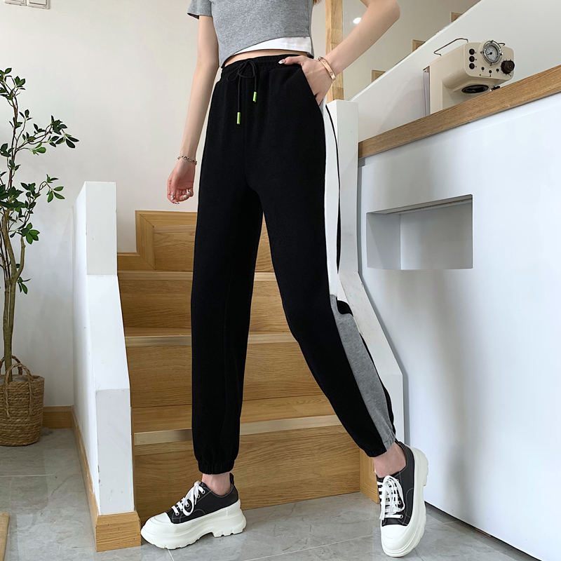 Women's sports pants loose Leggings show thin and versatile casual Harem Pants