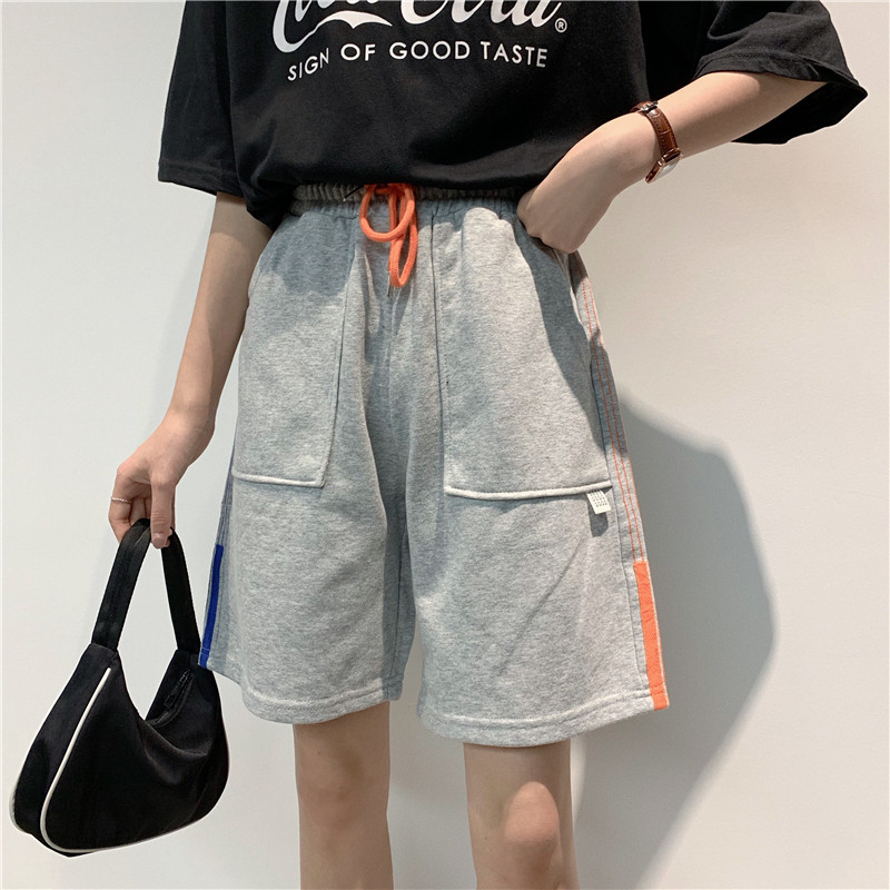 Real shot of women in loose casual shorts