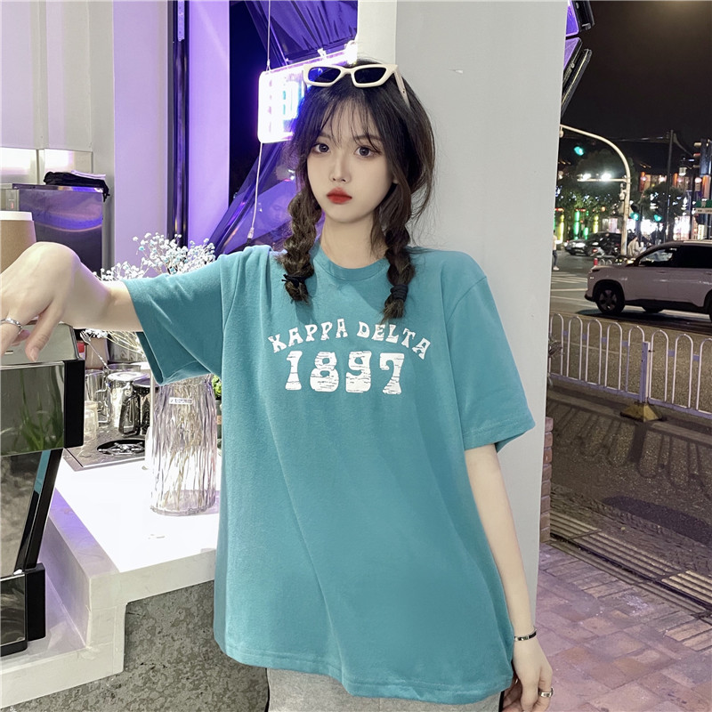 實拍 寬鬆短袖T恤女
