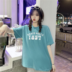 實拍 寬鬆短袖T恤女