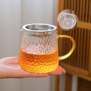 耐热加厚公道杯分茶器不锈钢过滤功夫茶具茶海公杯茶漏茶具套装茶