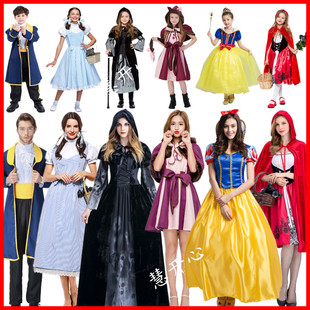 亲子装 童话主题服装儿童节日走秀服 万圣节聚会服 亲子表演服cos