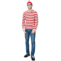Where's Wally's smart Wally cosplay costume for Children's Day on June 1st thumbnail 2