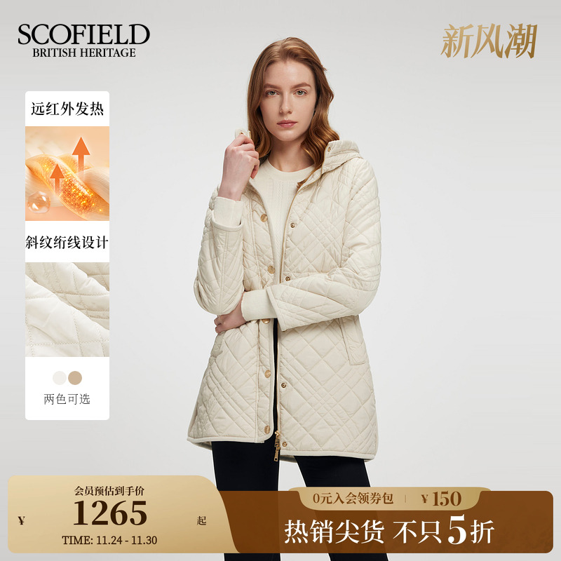 SCOFIELD休闲减龄风棉服