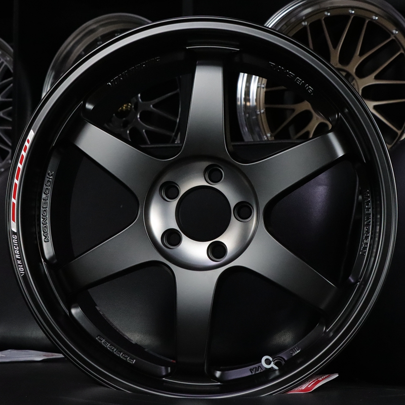 rays te37sl bk3黑色红标18/19寸单片锻造345系z4a4rs3s4supras3