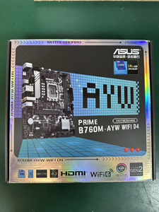 华硕主板B760M AYW WIFI D4/D5 哎呦喂 电竞主板