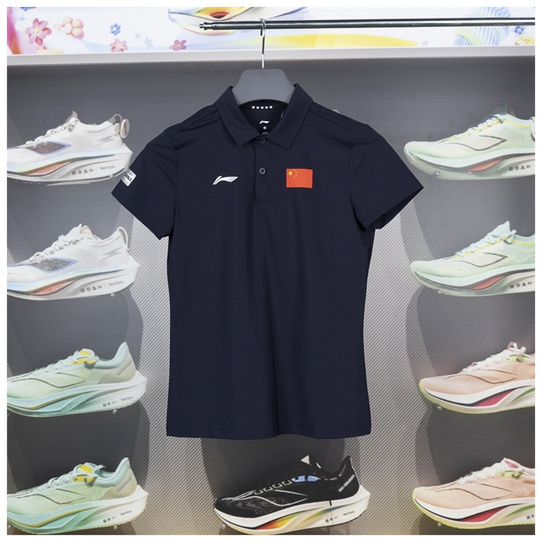 李宁短袖POLO衫女夏季新款