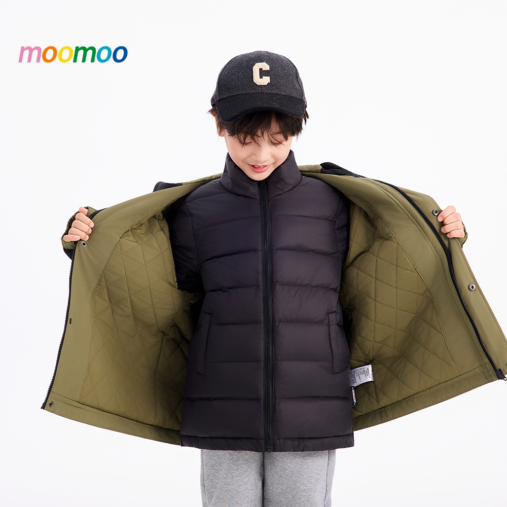 moomoo童装羽绒服保暖时尚