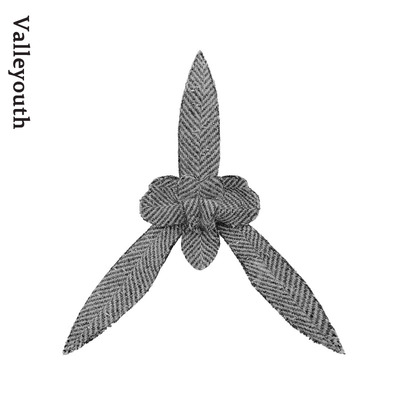 山谷少年复古蝴蝶兰布艺装饰胸针