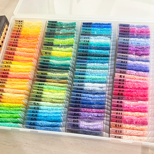 拼豆豆豆子玩具手工diy221 264全色融合拼豆补充包材料包全套套装