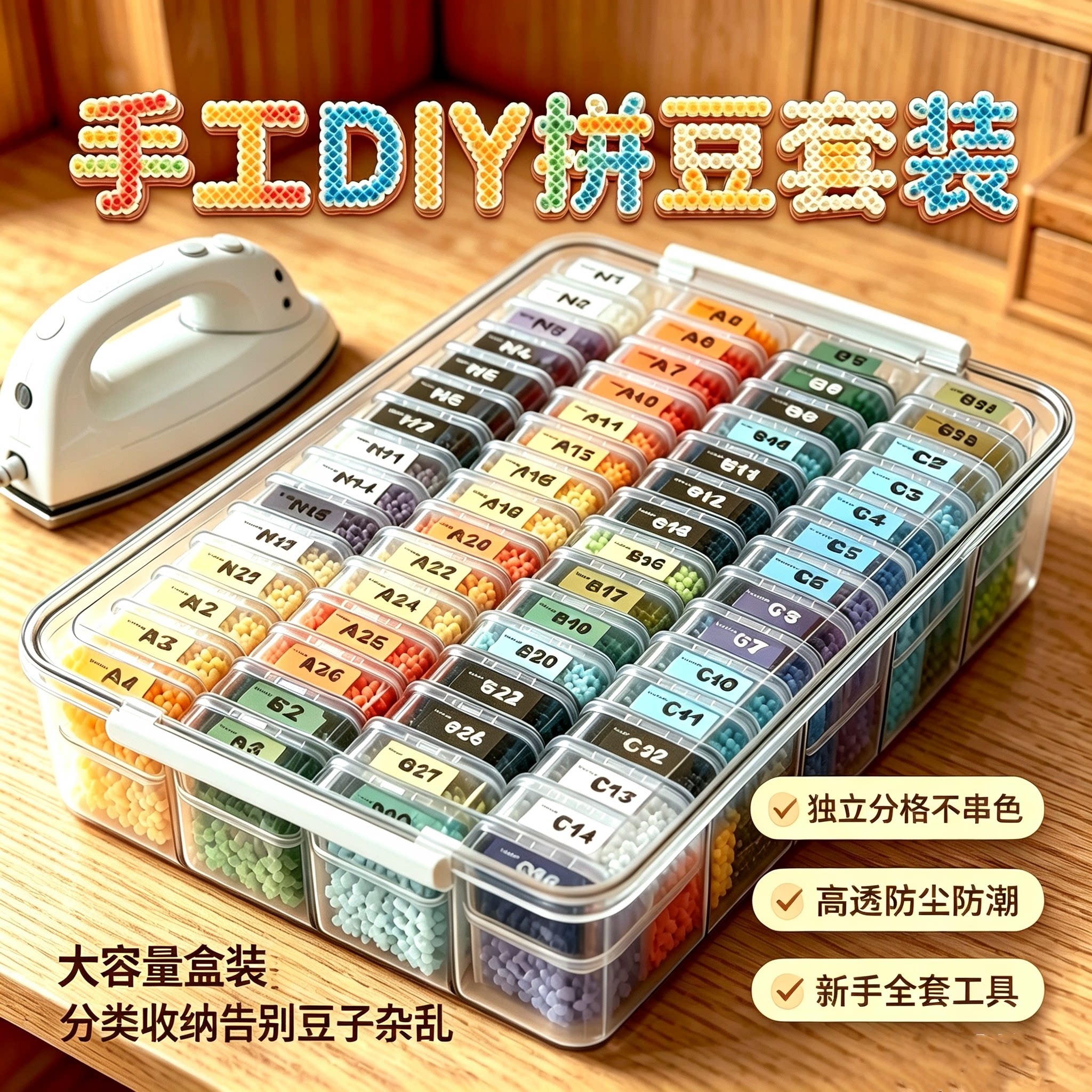 哆维拼豆豆高品质mard融合豆全套图片