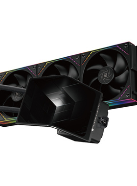 利民LEVITA VISION 360  ARGB悠浮视界6.67英寸曲面屏水冷散热器