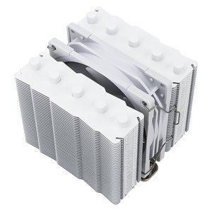 利民Thermalright SS110 WHITE 银魂5热管双塔CPU散热器110mm高度