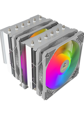 安钛克战虎A660酷炫/幻彩版CPU散热器双塔120风扇纯铜六热管风扇