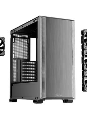 安钛克P7S中塔ATX商务机箱双侧静音棉支持360水冷标配4把PWM风扇