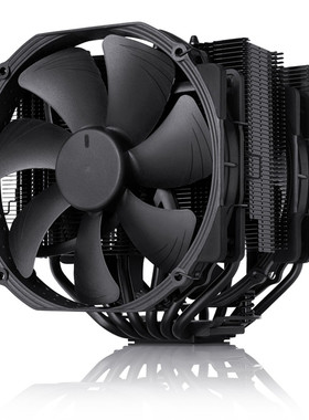 猫头鹰NH-D15 chromax.black黑色版双塔A15风扇 多平台CPU散热器