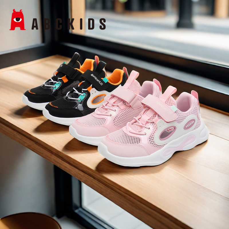 abckids童鞋2021夏款镂空女童