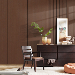 自粘木纹3d格栅板墙贴客厅电视背景墙卧室墙面装饰防水防潮护墙板