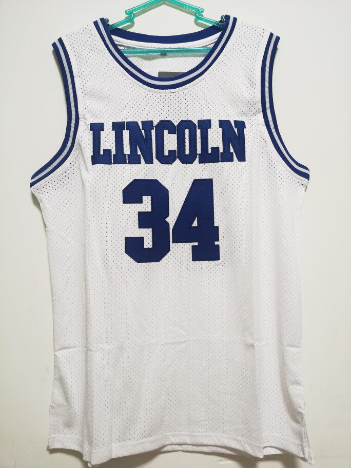 单挑 电影版篮球服34号雷阿伦球衣allen君子雷复古刺绣男天蓝白红