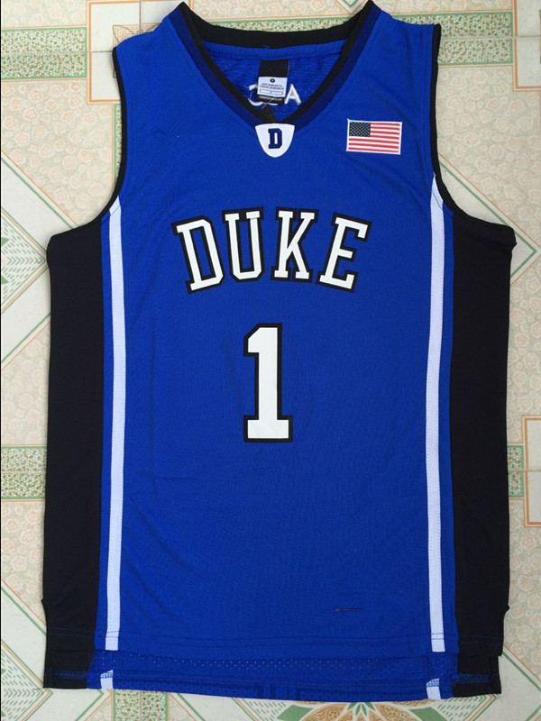 ncaa凯里middo欧文irving球衣杜克蓝魔大学1号duke精工刺绣篮球服