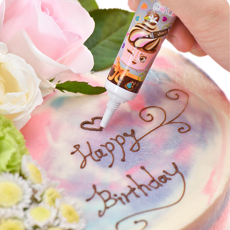 千言万语彩色巧克力笔20g 裱花笔蛋糕装饰写字绘画笔食用烘焙原料|ruв категории зерно риса/север и Юг сухих грузов/приправы, сырья для выпечки/аксессуары/пищевые добавки - новые, другие - от Buy2taobao.com для оказания профессиональной услуги покупки агента Taobao