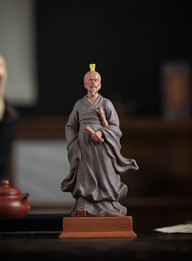 中式人物紫砂摆件诗魂屈原