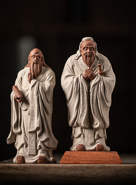 陶瓷孔子国学圣人古代物雕