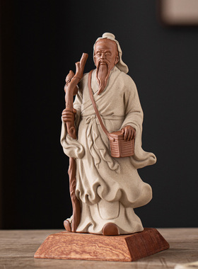 华佗神医陶瓷雕塑像人物摆