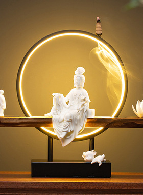 新中式摆件家居饰品陶瓷观