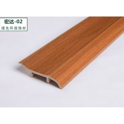 7.5cm家装工装踢脚线外贸PVC高分子卡扣款大遮缝2厘米软边地脚线