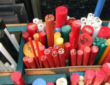 红色POM棒 直径6/8/10 12 15 16 18 20 25 30 35 40 45 50 60MM