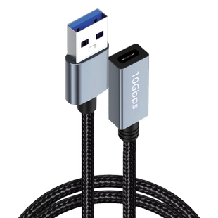 USB转typec延长线公对母口10Gpbs高速电脑接硬盘数据线USB3.1转type-c转接头耳机连接线加长车载carplay充电