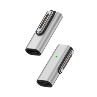 Mac磁吸转接头PD140W诱骗线typec转Magsafe3磁吸充电头适用苹果笔记本电脑快充口新macbook air电源转换器pro