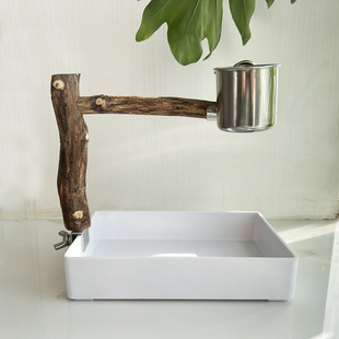 鸟站架小鸟架子桌面定点拉屎站台中小型牡丹虎皮玄凤鹦鹉厕所专用