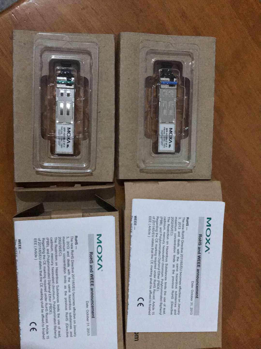 台湾moxa全新原装正品sfp-1g10blc现货