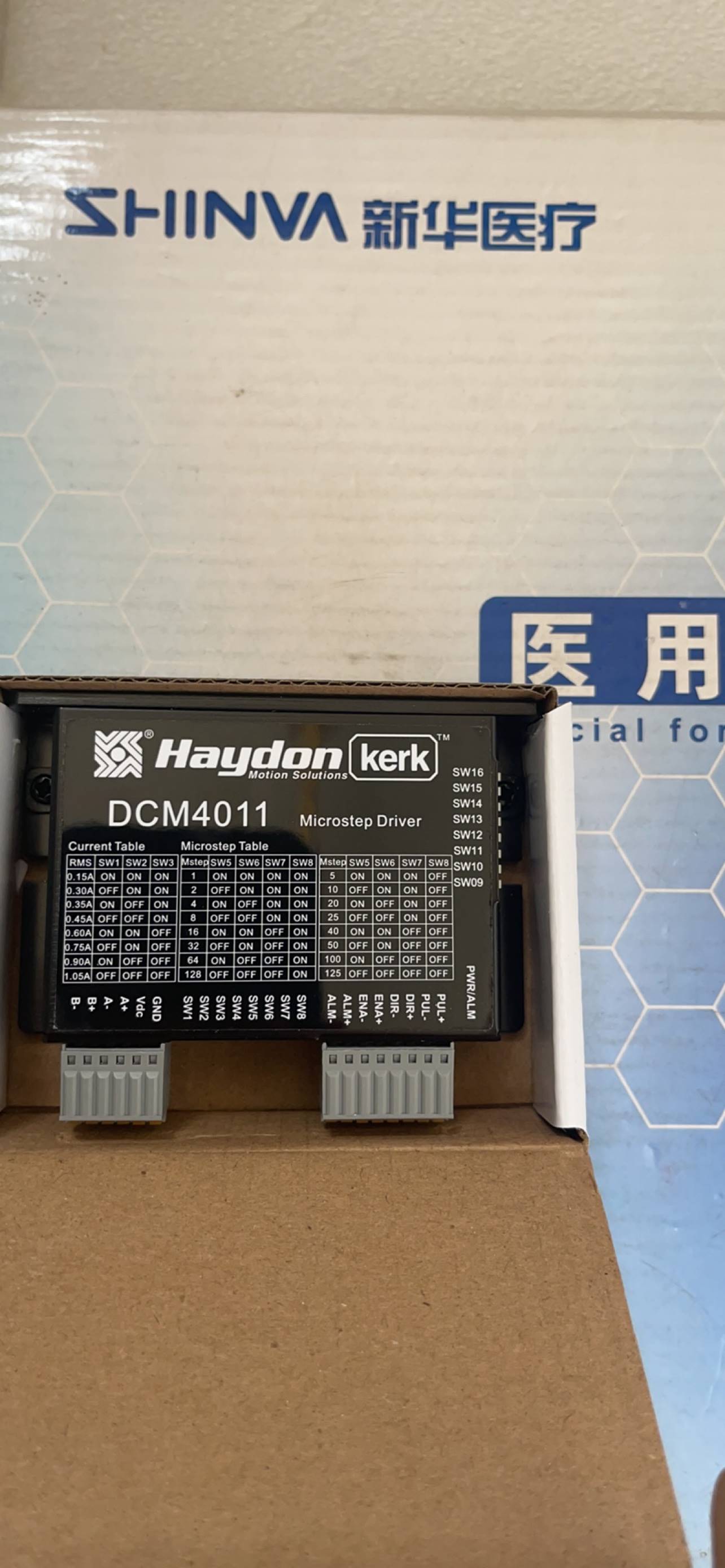 山东新华低温等离子灭菌器PS100X直线电机驱动器Haydon，DCM4011