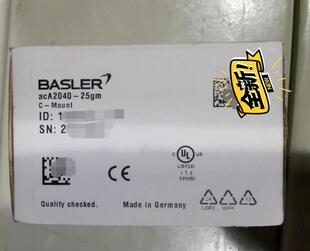 GigE 德国产 千兆网工业相机 黑白400万像素 25gm Basler acA2040