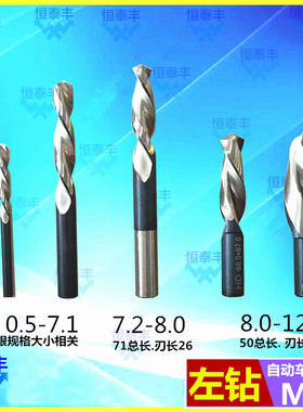 HD左钻 SUS左钻 不锈钢左钻 台湾左钻 黑色钻头