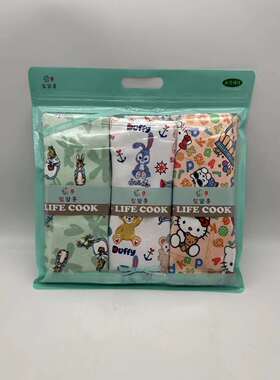 韩国BRH卡通图案美容巾超细纤维毛巾洁面巾吸水毛巾擦手巾3条装