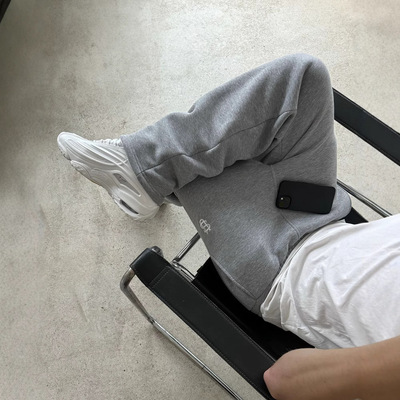 欧美外贸跨境弹力绑绳拉链卫衣卫裤纯色休闲套装高街嘻哈说唱街头